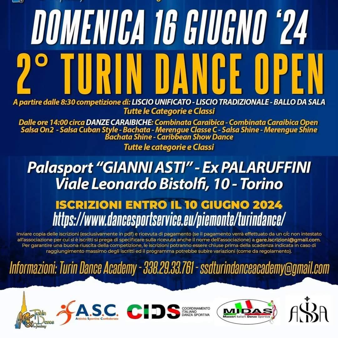 Turin Dance Open, Torino